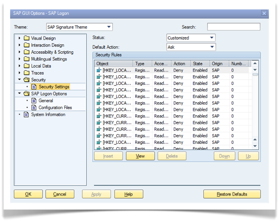latest version of sap gui for windows